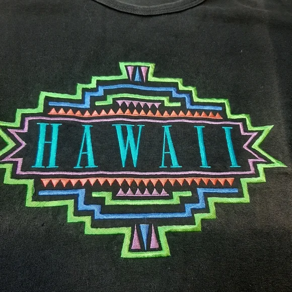 Crazy Shirt Hawaii single stich vintage T-Shirt. - Picture 5 of 9